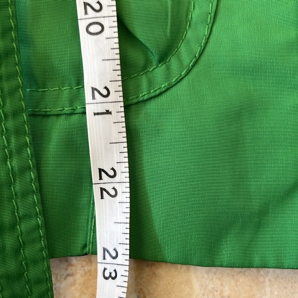 Green blazer/belted short trench Javier Simorra Barcelona Sz 8 - Picture 6 of 7